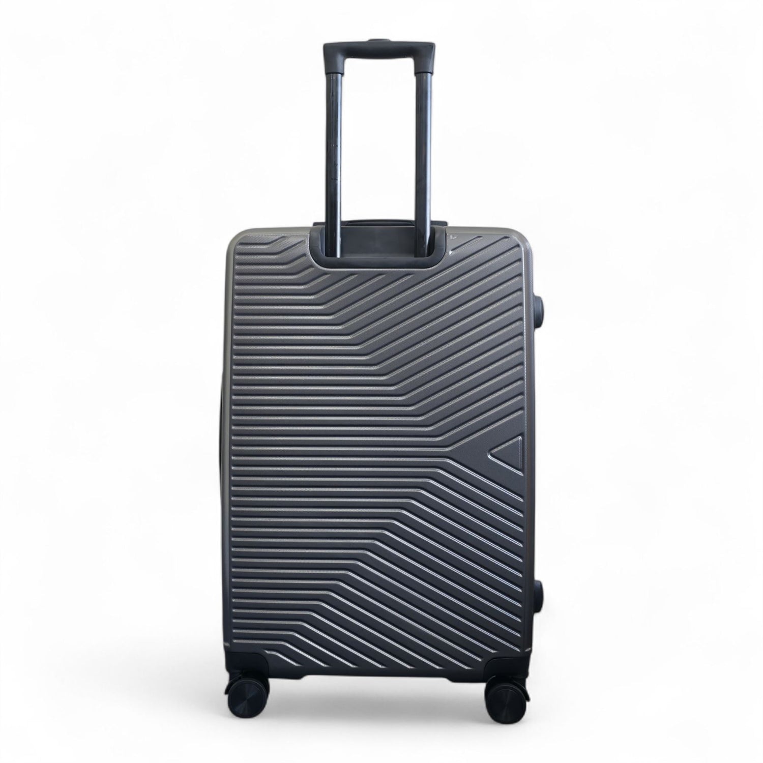 Junee Large Hard Shell Suitcase in Charcoal Grey