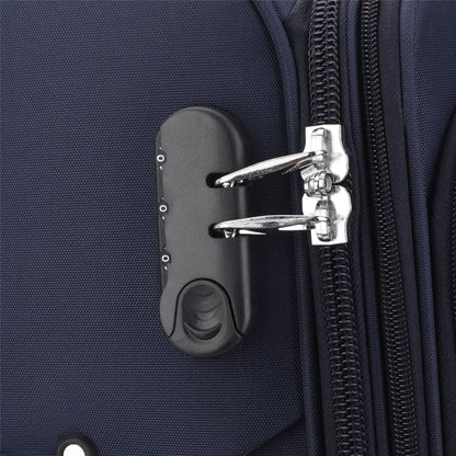 Delta Set of 3 Hard Shell Suitcase in Navy