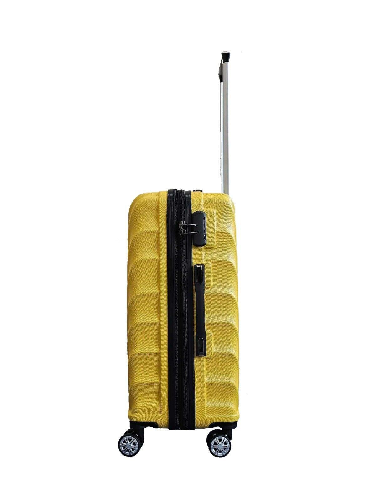 Chatom Large Hard Shell Suitcase in Yellow