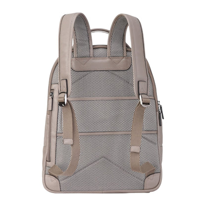 Genuine Leather Grey Vintage Rucksack Laptop Bag Travel Backpack - Capri