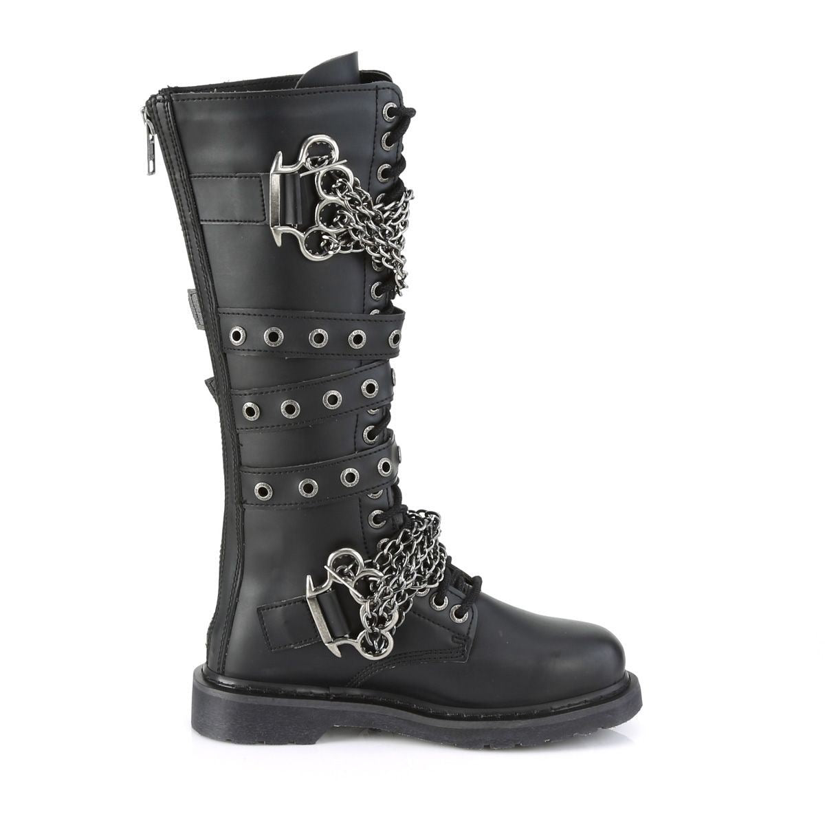 Demonia Bolt 450 Black Vegan Leather Gothic Boots