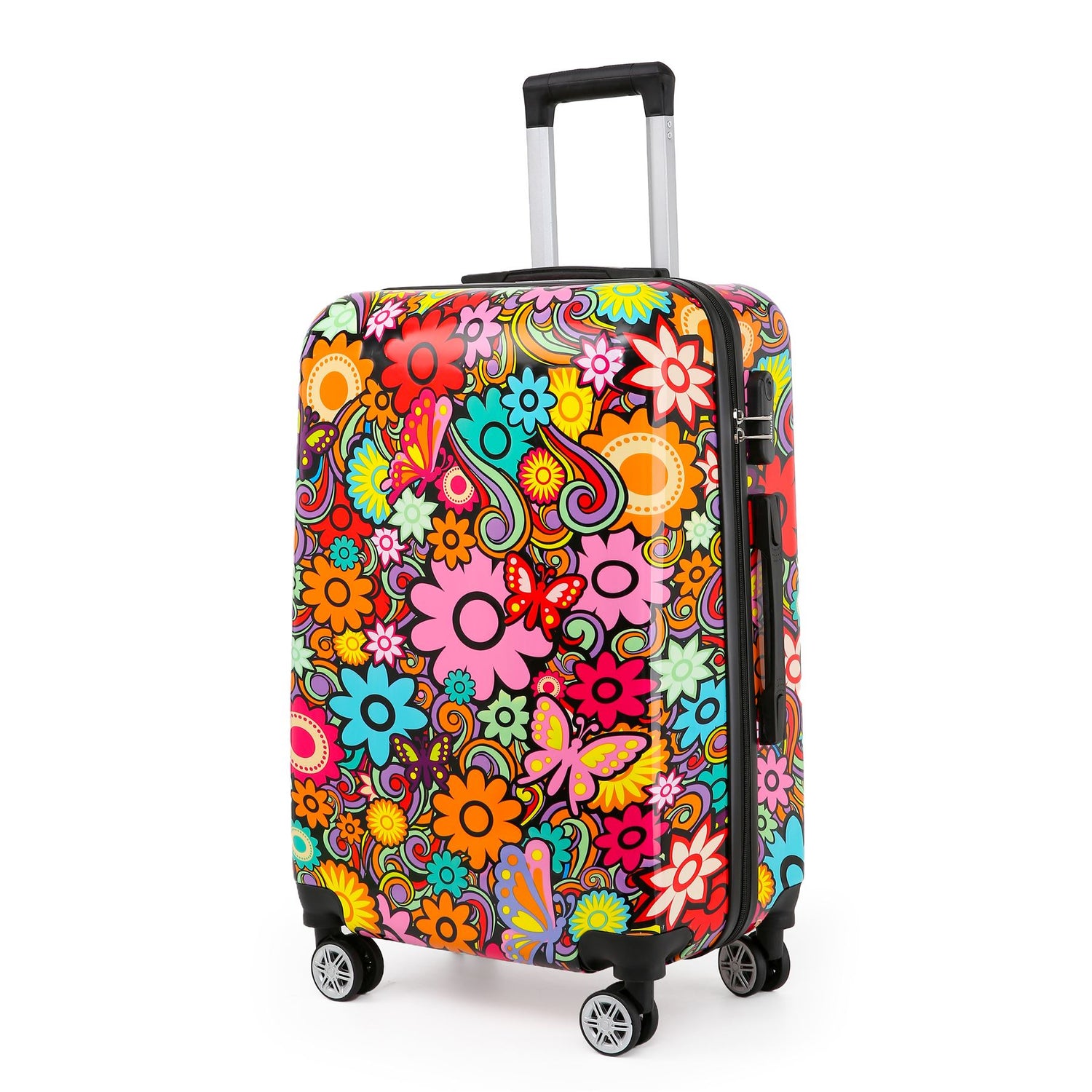 Brooks Set of 3 Hard Shell Suitcase in Flower