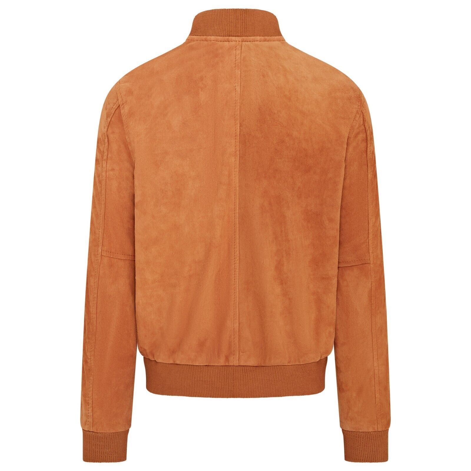 Mens Soft Goat Suede MA-1 Varsity Bomber Jacket - Uxbridge