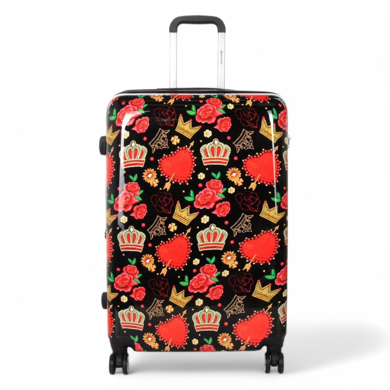 Ballina Large Hard Shell Suitcase in Black Queen Rosses
