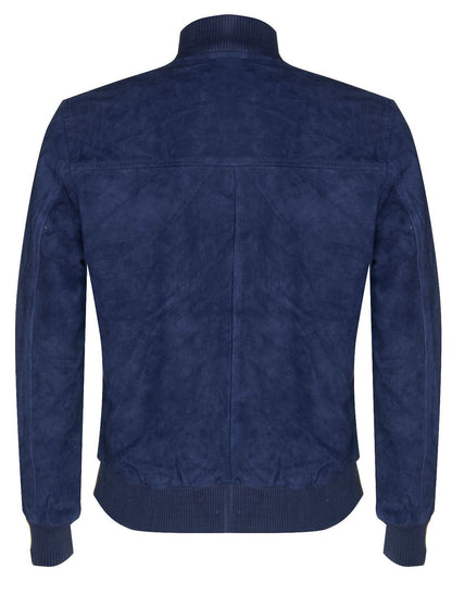 Mens Suede MA-1 Bomber Jacket-Cosham