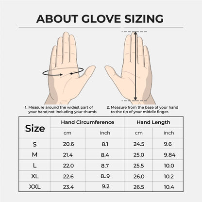 Men’s Italian Leather Warm Wool Lining Winter Gloves - M-LGV-305