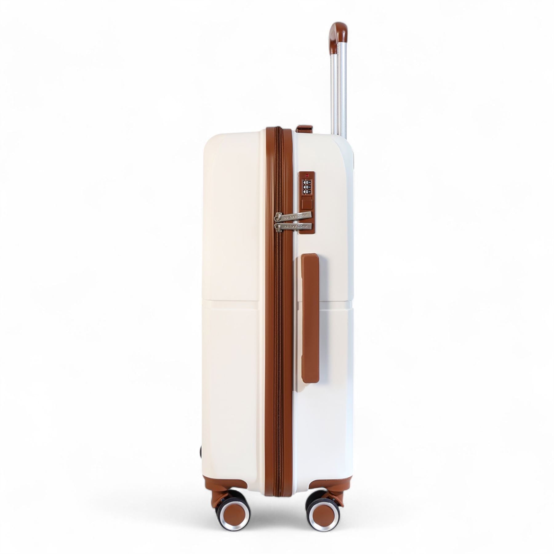 Corowa Medium Hard Shell Suitcase in White