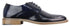Mens Retro Oxford Brogue Derby Shoes in Navy Patent Leather - Upperclass Fashions 