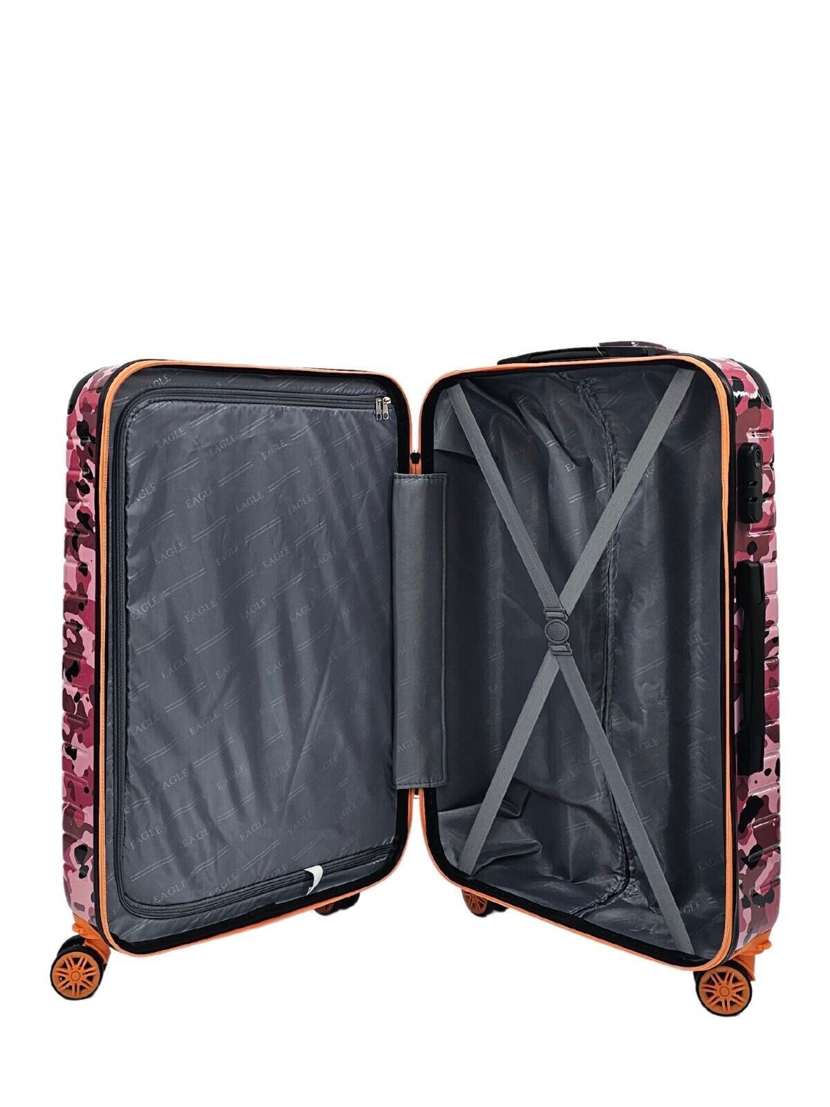 Hardshell Cabin Robust 8 Wheel ABS Luggage Travel Bag