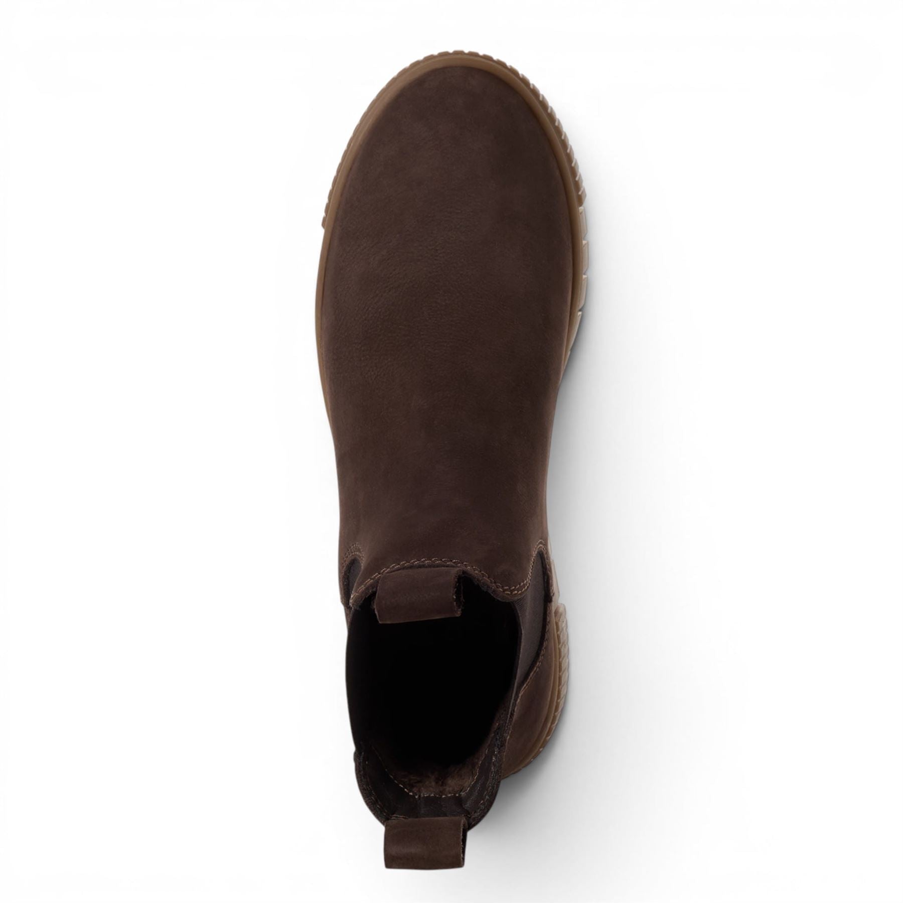 Tamaris Womens Brown Leather Chelsea Ankle Boots - 25403-43