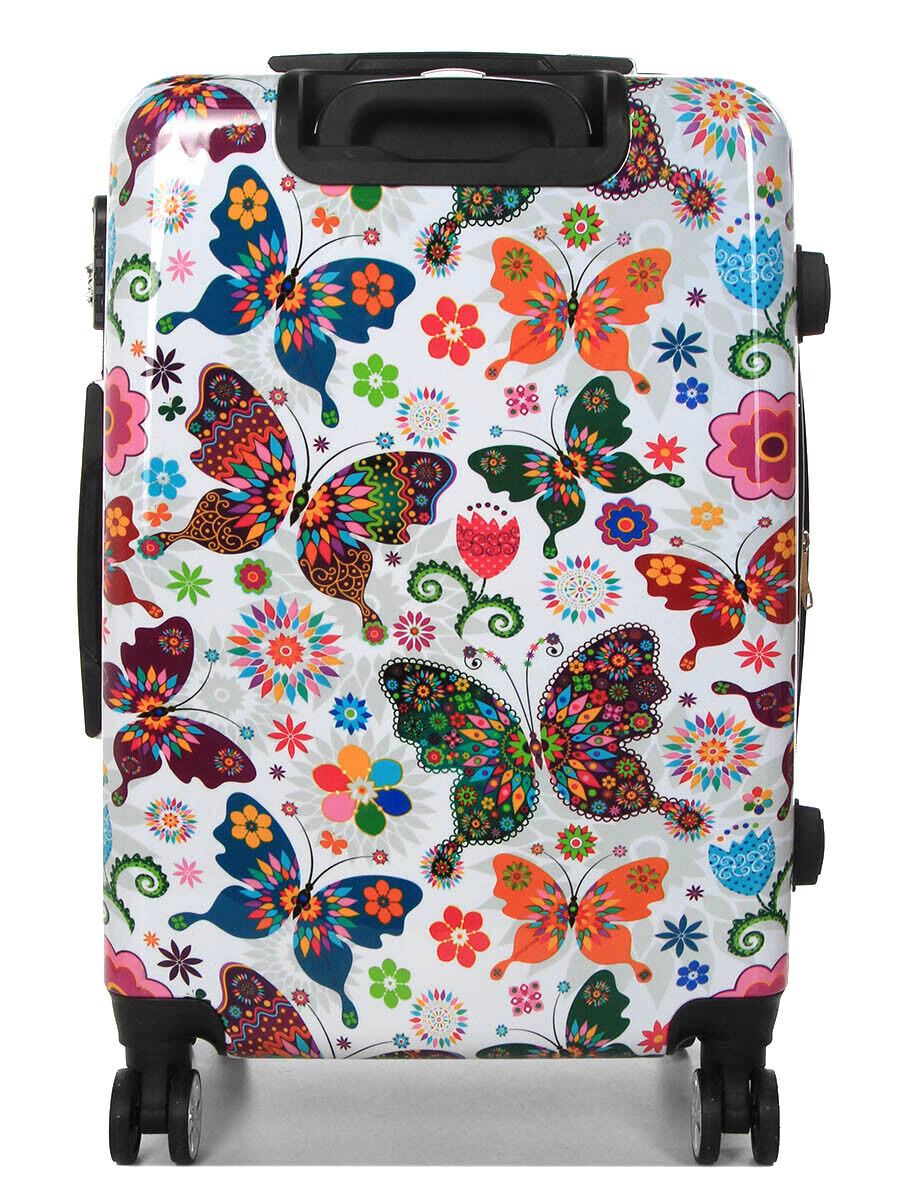 Clanton Medium Hard Shell Suitcase in Butterfly