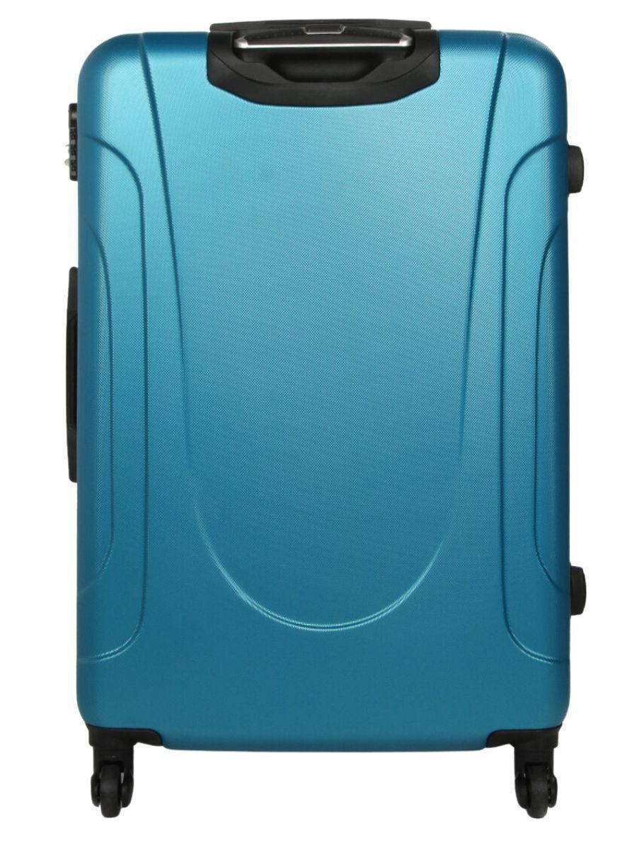 Robust Lightweight Blue Hard shell Suitcase 4 Wheel Luggage - Upperclass Fashions 