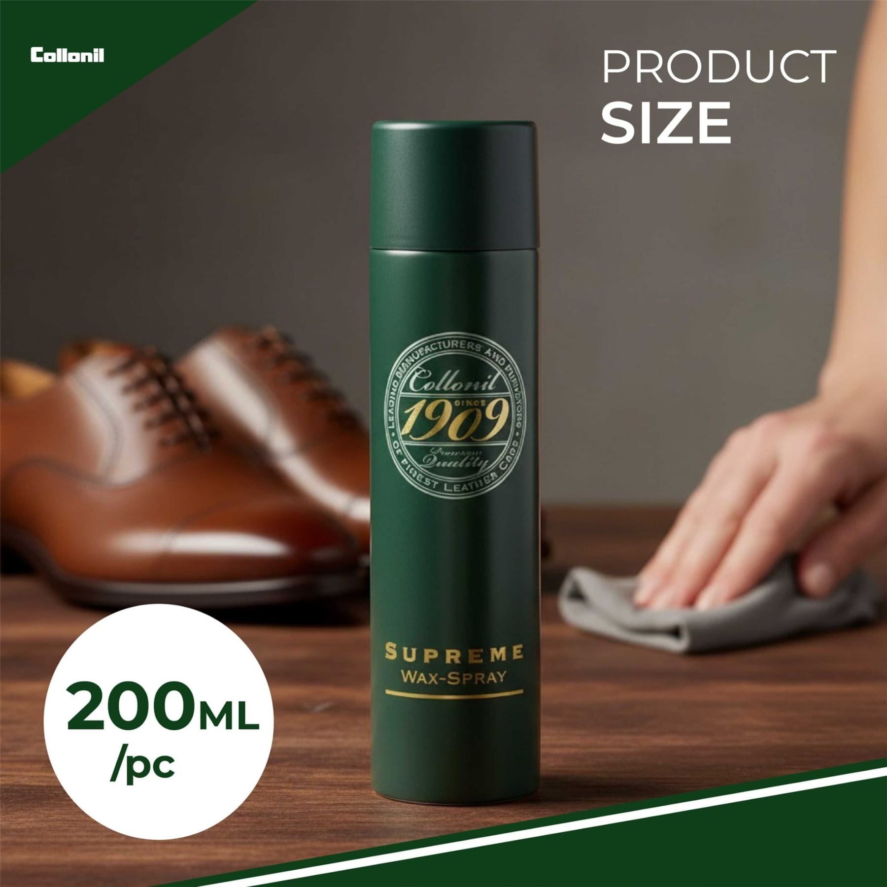 Collonil 1909 Supreme Wax Spray 200ml Waterproof &amp; Conditioning Leather Care