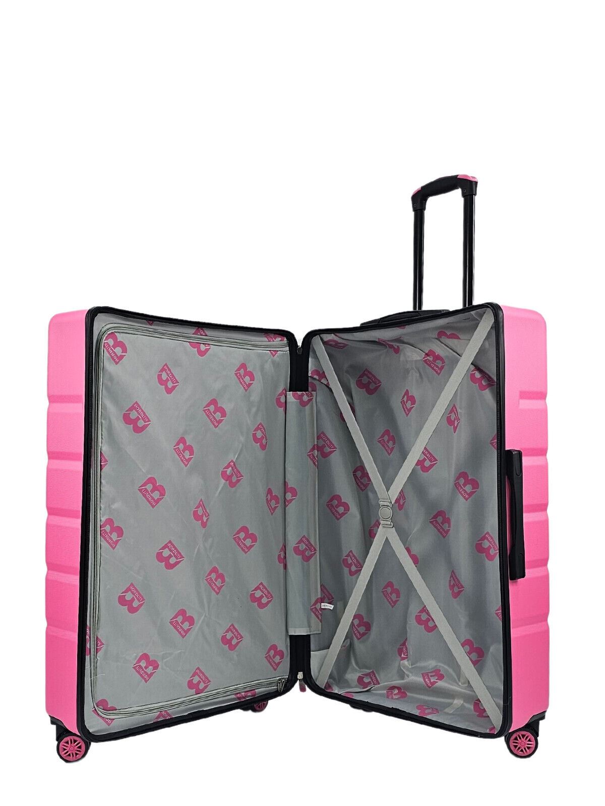 Coker Large Soft Shell Suitcase in Pink