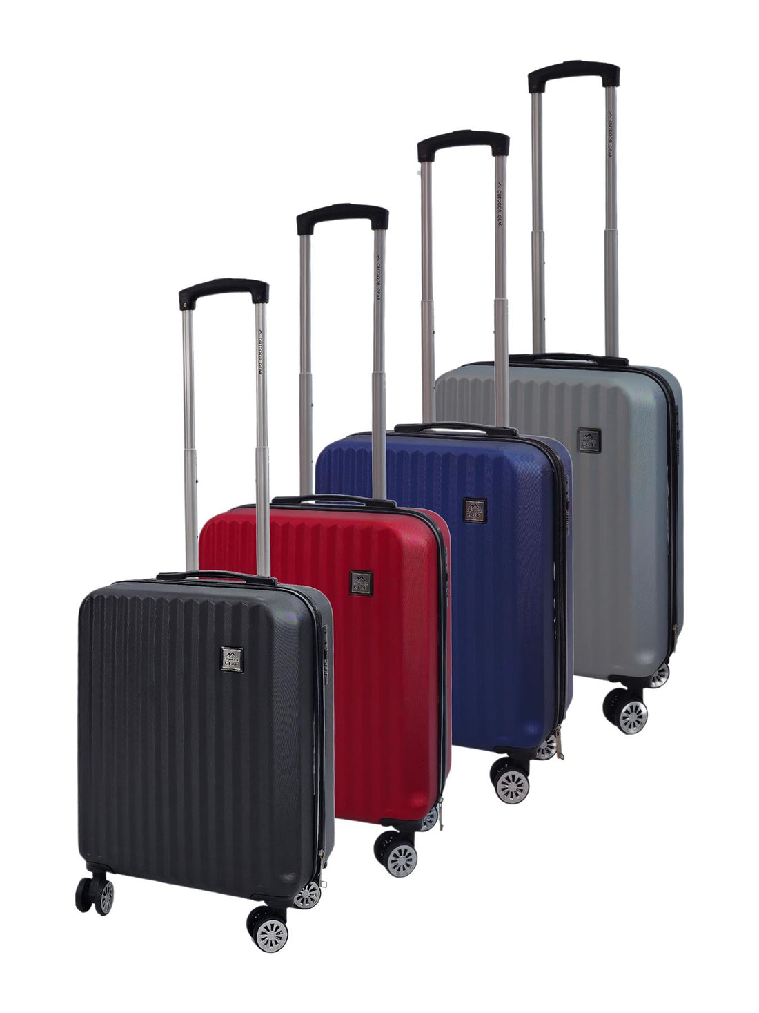 Hard Shell Classic Suitcase 8 Wheel Cabin Luggage Holiday Travel