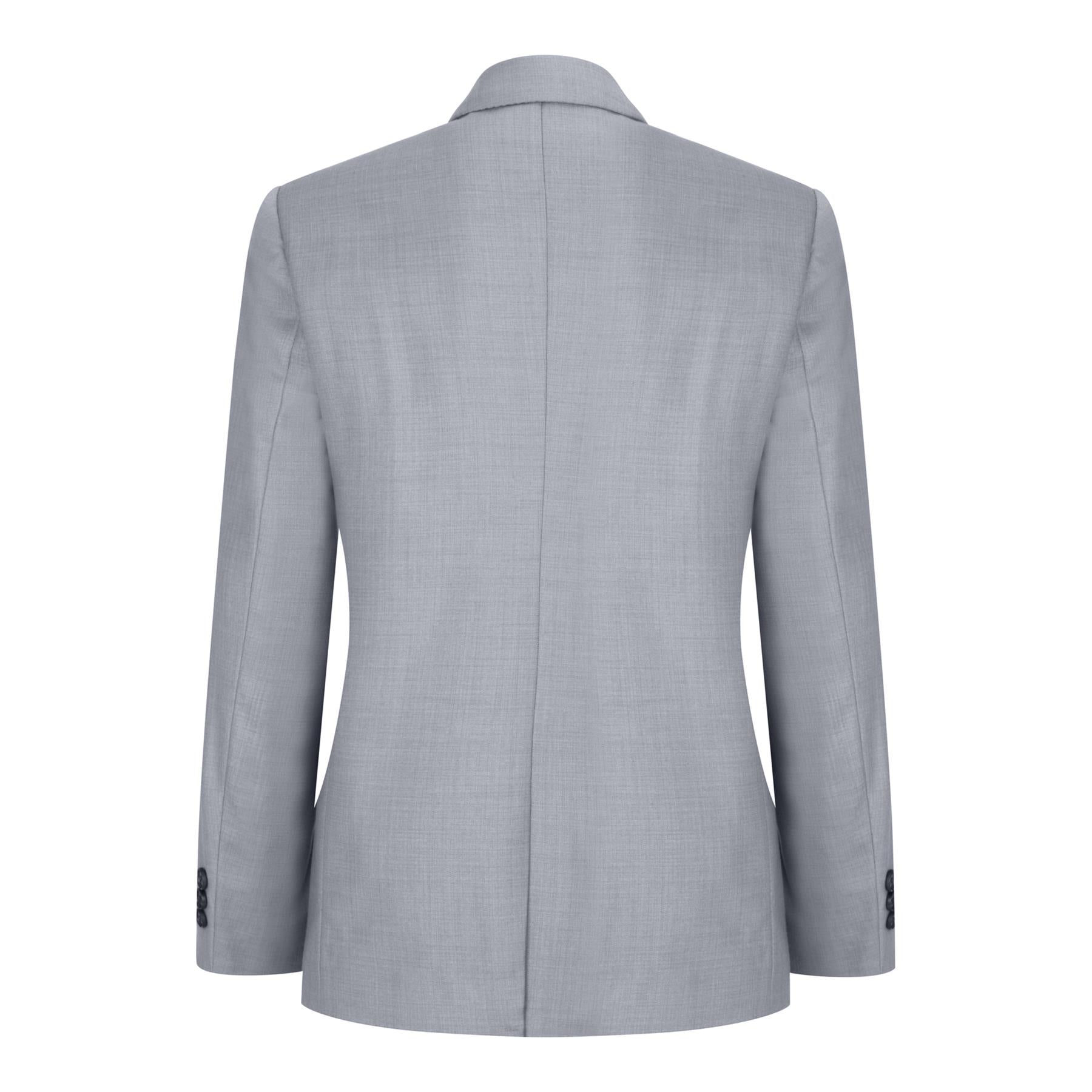 Boys 3 Piece Light Grey Classic Retro Suit