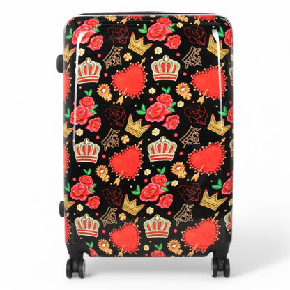 Ballina Large Hard Shell Suitcase in Black Queen Rosses