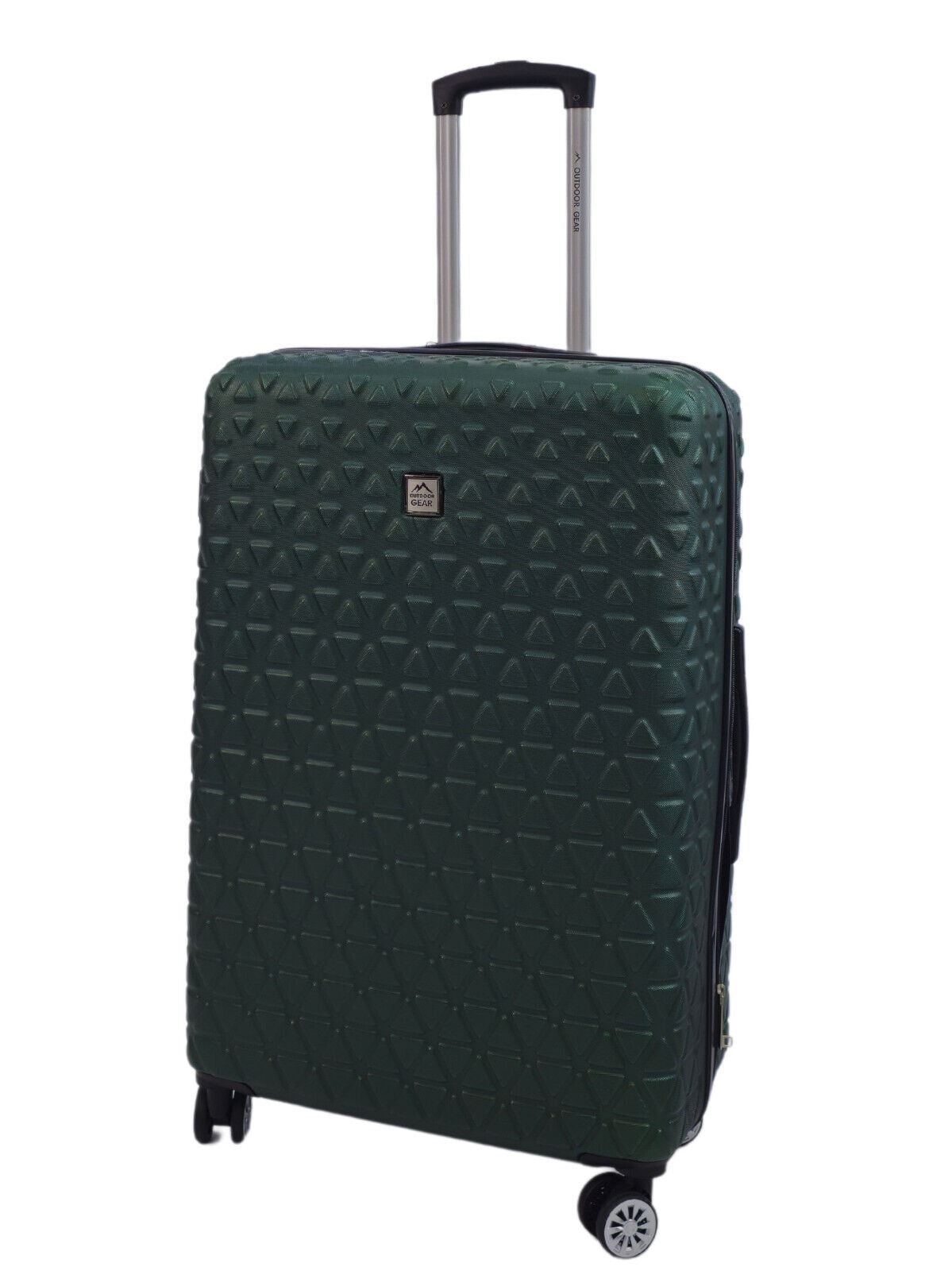 Adamsville Large Hard Shell Suitcase in Green