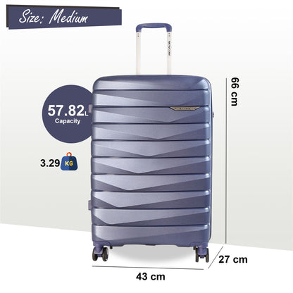 Forster Medium Hard Shell TSA Suitcase in Blue