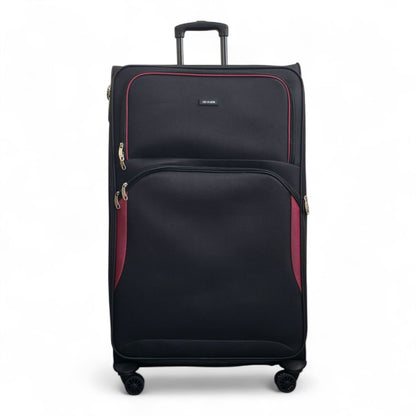 Gosford X-Large Soft Shell Suitcase in Black