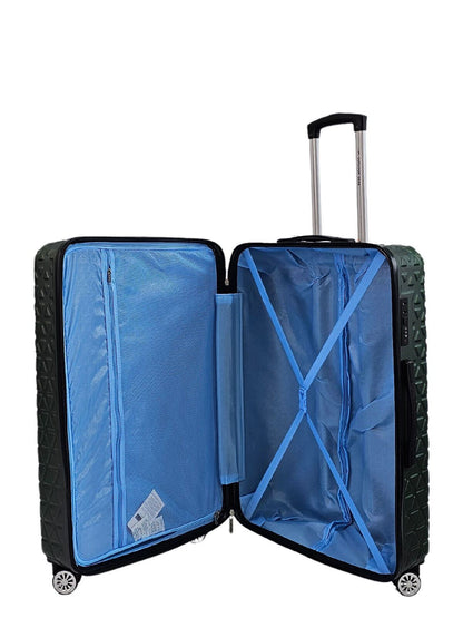 Adamsville Large Hard Shell Suitcase in Green