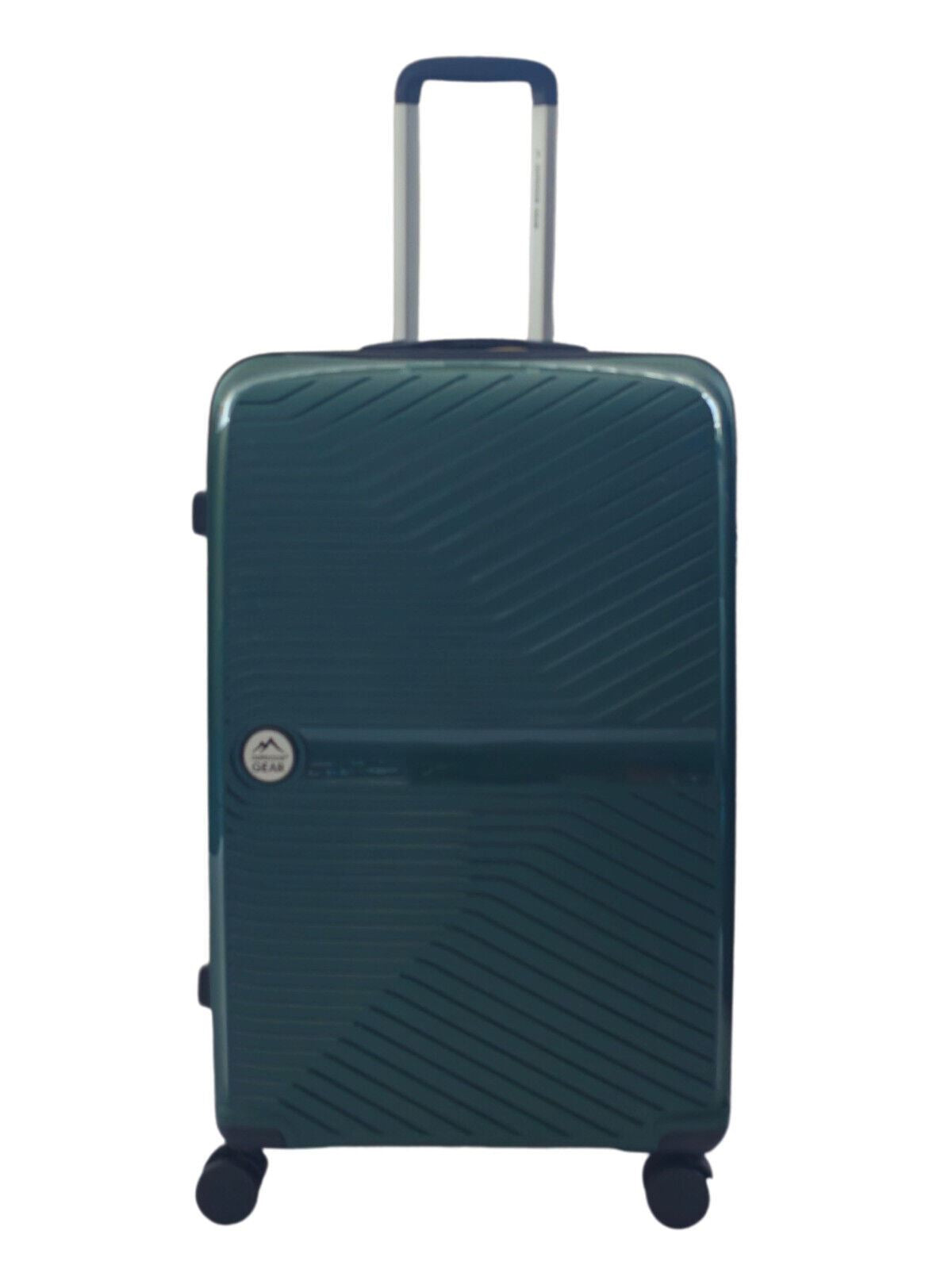 Abbeville Large Hard Shell Suitcase in Green