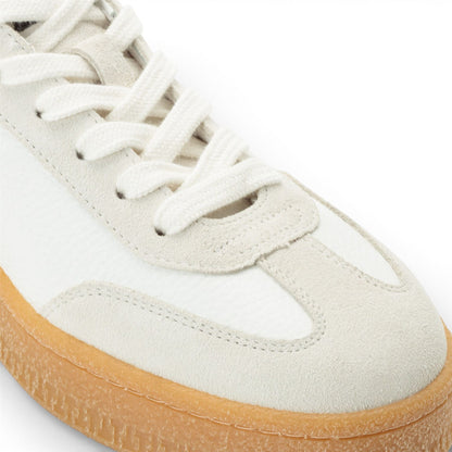 Tamaris Men’s White Leather Black Stripe Trainer Sneaker Shoes