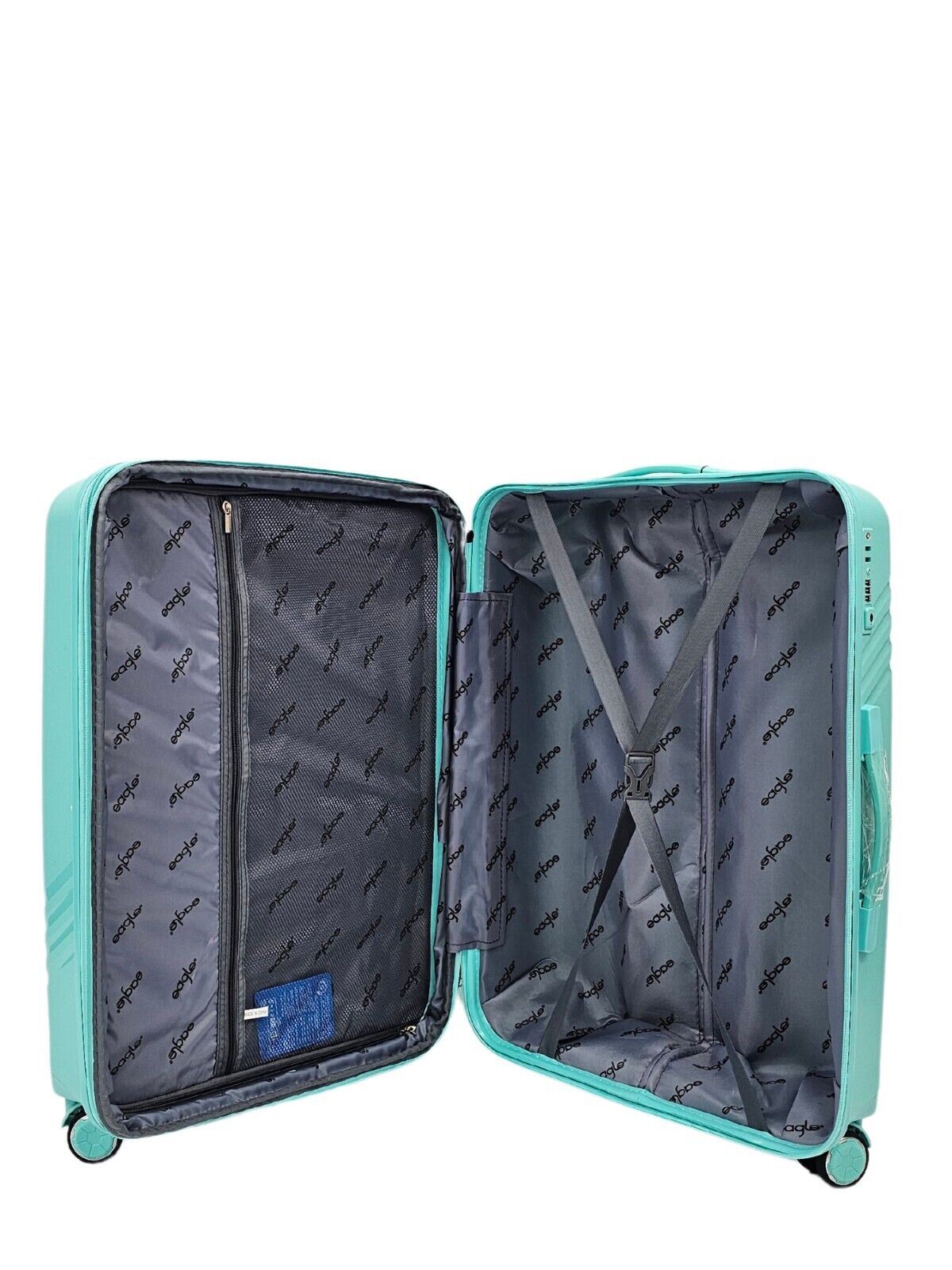 Brookwood Large Hard Shell Suitcase in Teal