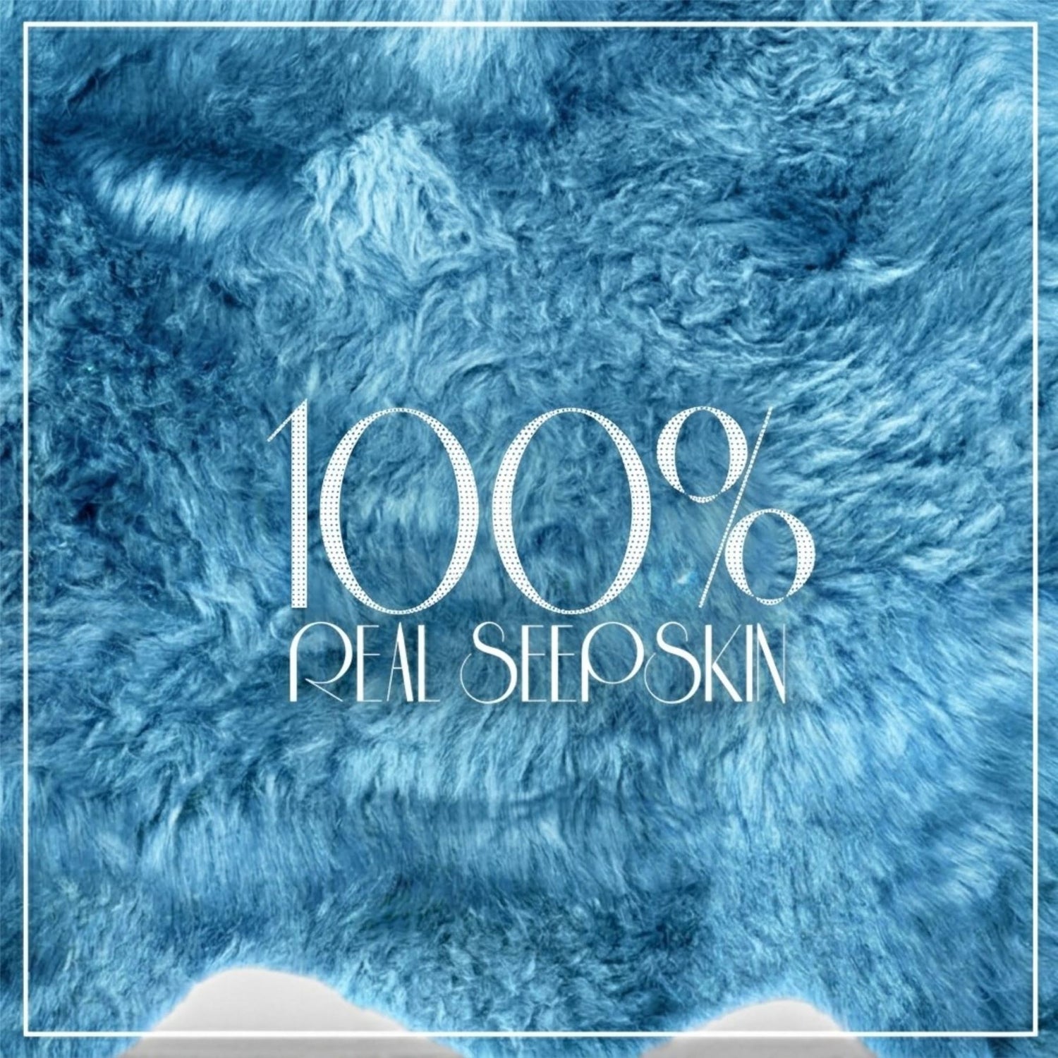 Genuine Sheepskin Double Natural Fluffy Silky Soft Real Wool Rug