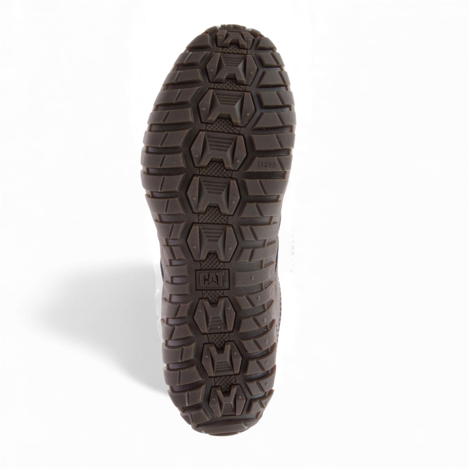 CAT Caterpillar Mens Brown Leather Hiking Boots Walking Trainers - Instruct