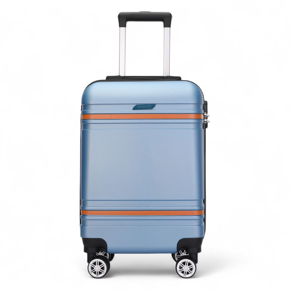 Calgary Cabin Hard Shell Suitcase in Blue