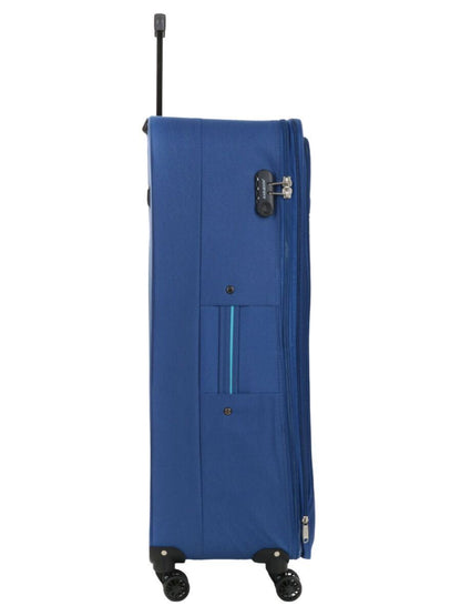 Calera Extra Large Soft Shell Suitcase in Blue