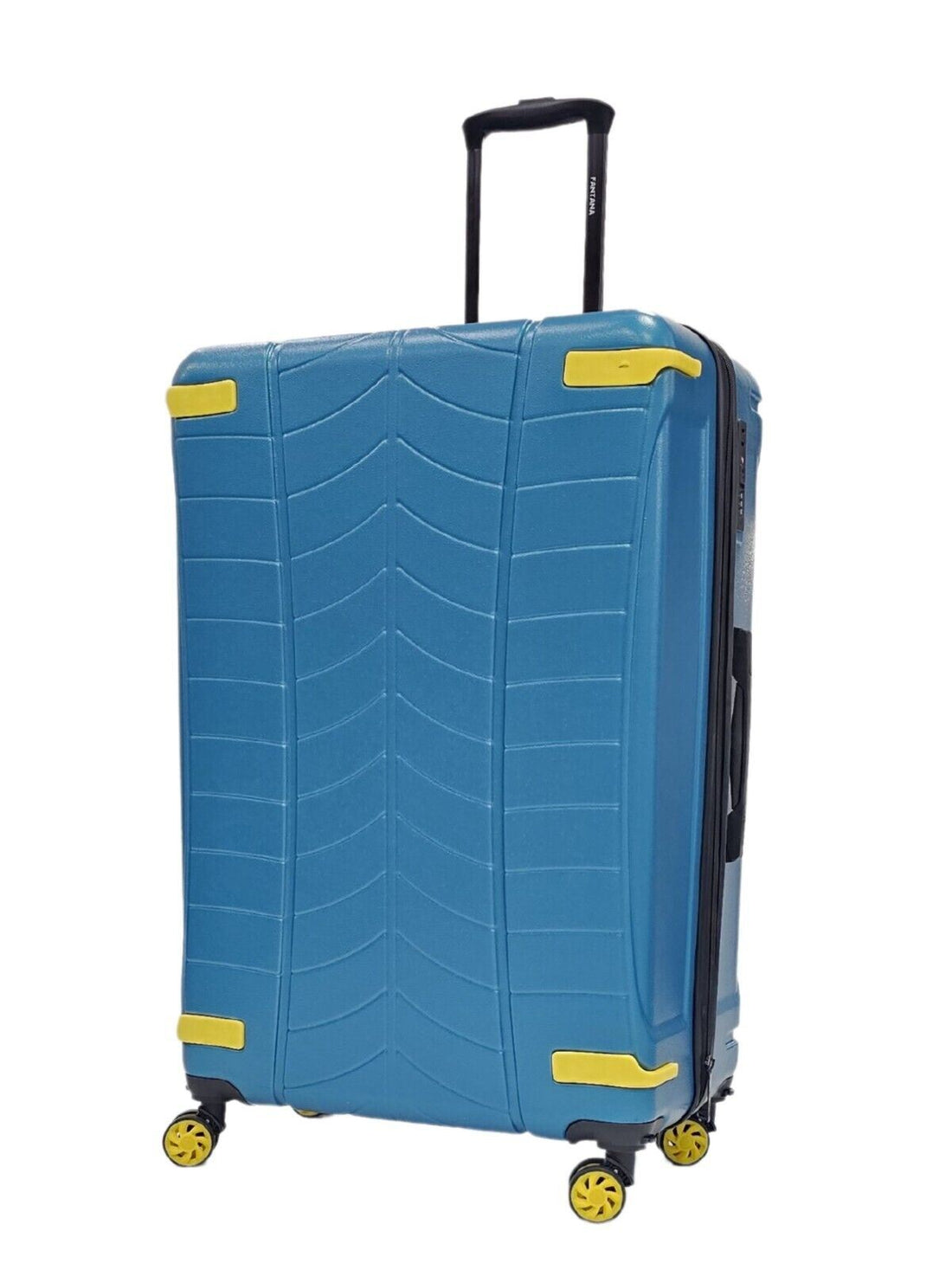 Bynum Extra Large Hard Shell Suitcase in Blue