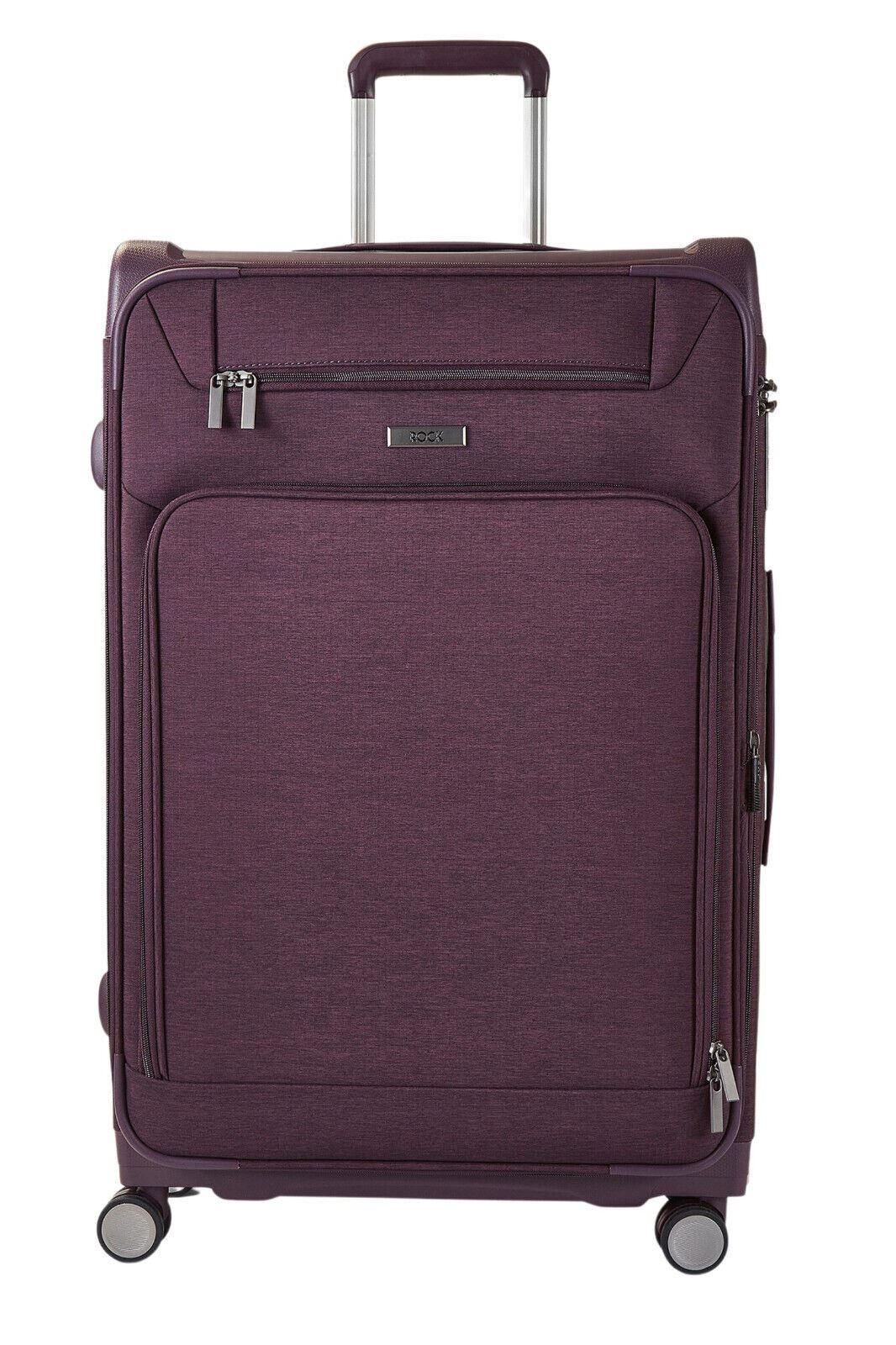 Anniston Large Soft Shell Suitcase in Purple
