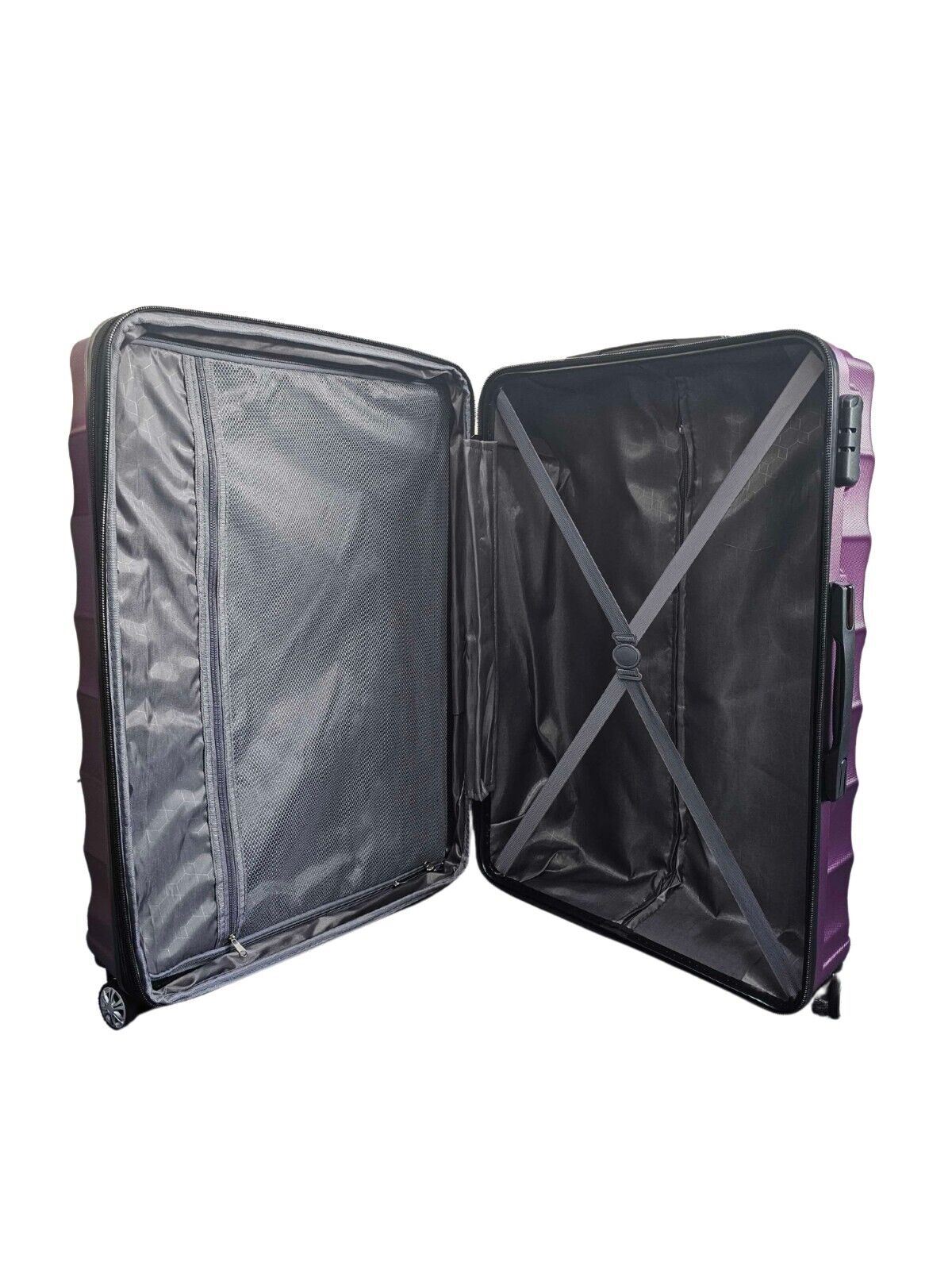 Chatom Large Hard Shell Suitcase in Purple