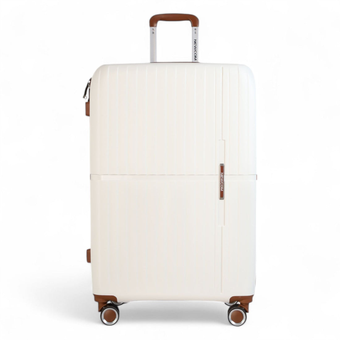 Corowa Large Hard Shell Suitcase in White