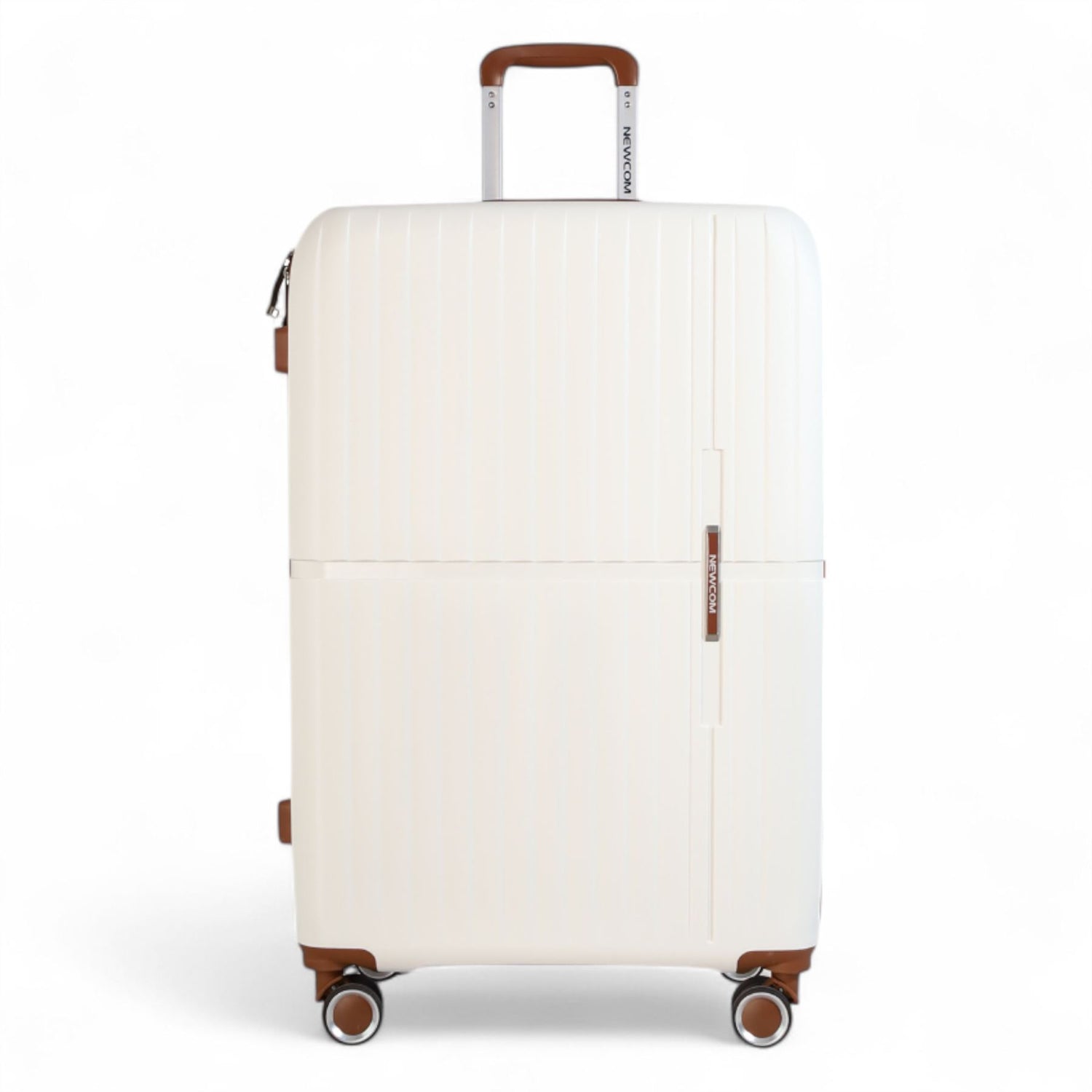 Corowa Large Hard Shell Suitcase in White