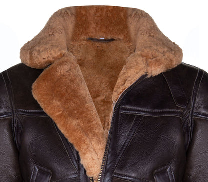 Womens RAF Sheepskin Flying Jacket-Reading