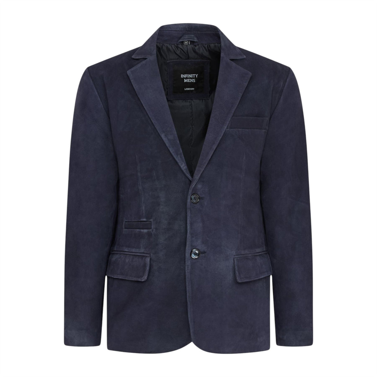 Mens Slim Goat Suede Italian Blazer Jacket-Somero
