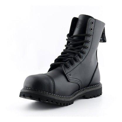 Grinders Stag CS Black Unisex Safety Steel Toe Cap Military Punk Boots