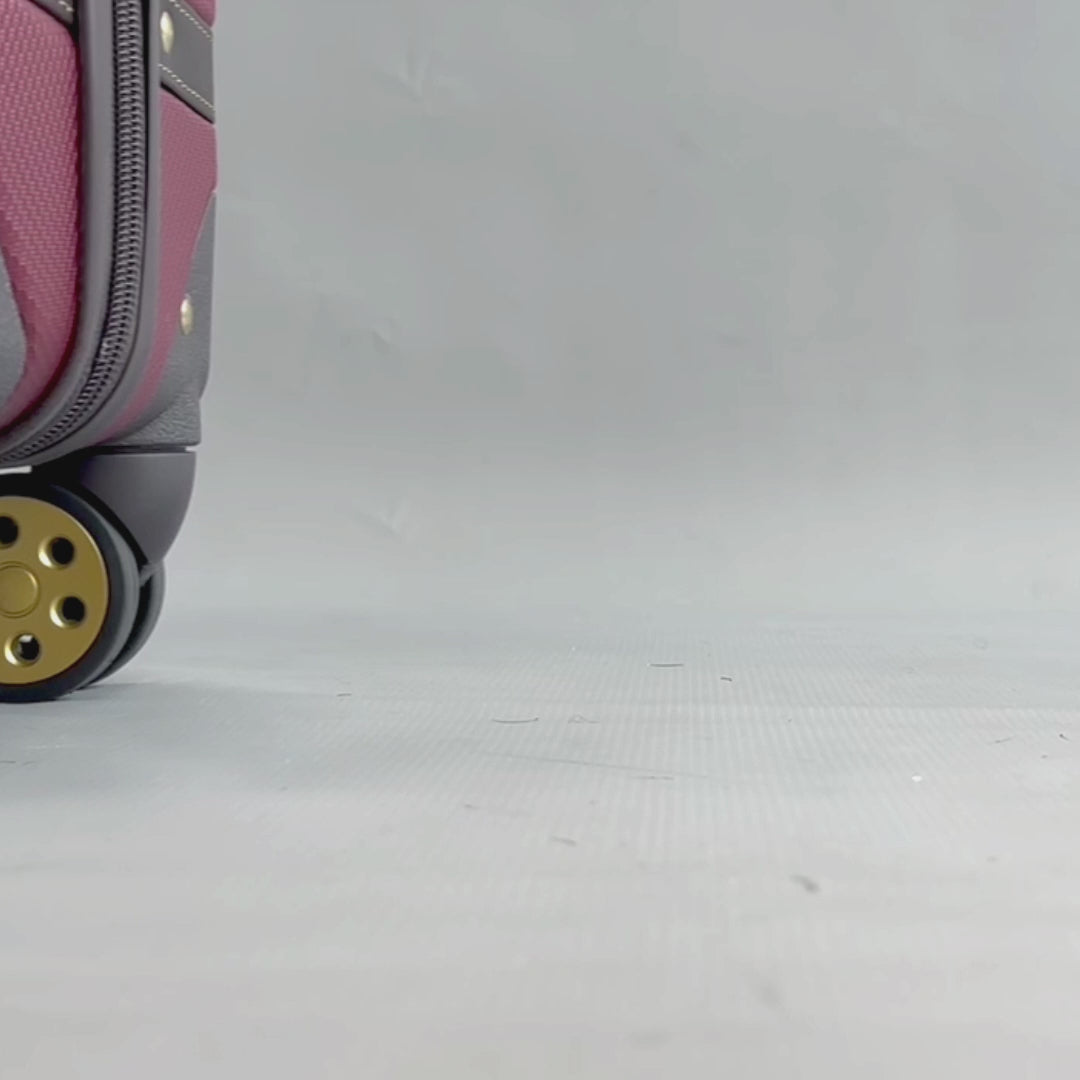 Alexandria Large Hard Shell Suitcase in Burgundy