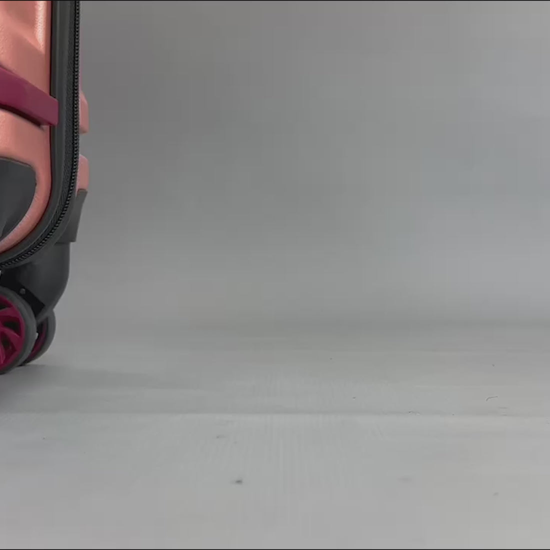 Bynum Double Extra Large Hard Shell Suitcase in Rose Gold