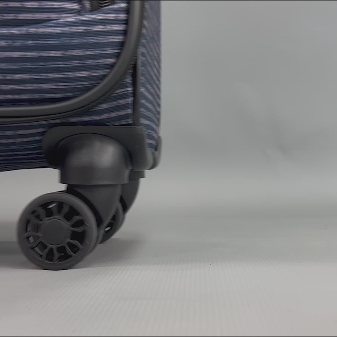 Ashville Large Soft Shell Suitcase in Lines